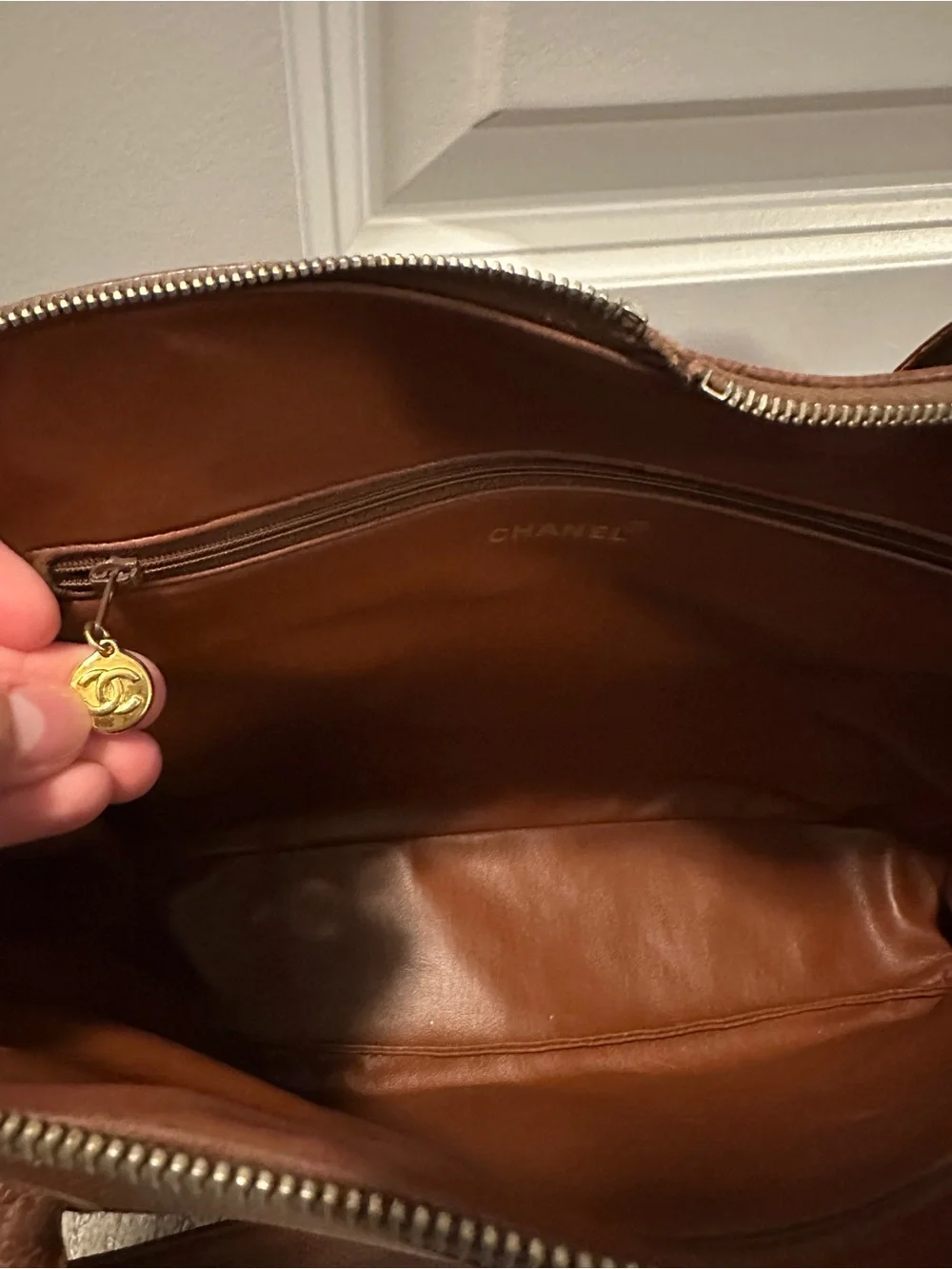 Vintage Chanel Caviar Leather Handbag
